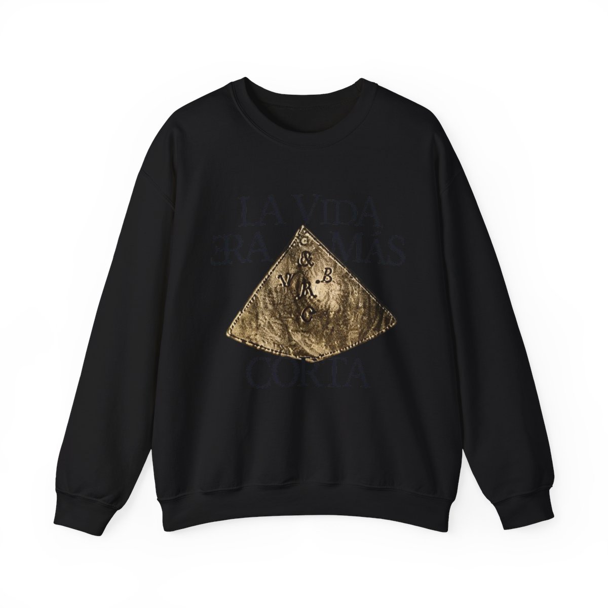 Milo J La Vida Era Mas Corta Álbum Merch Crewneck manga comprida streetwear feminino masculino pulôver moletons