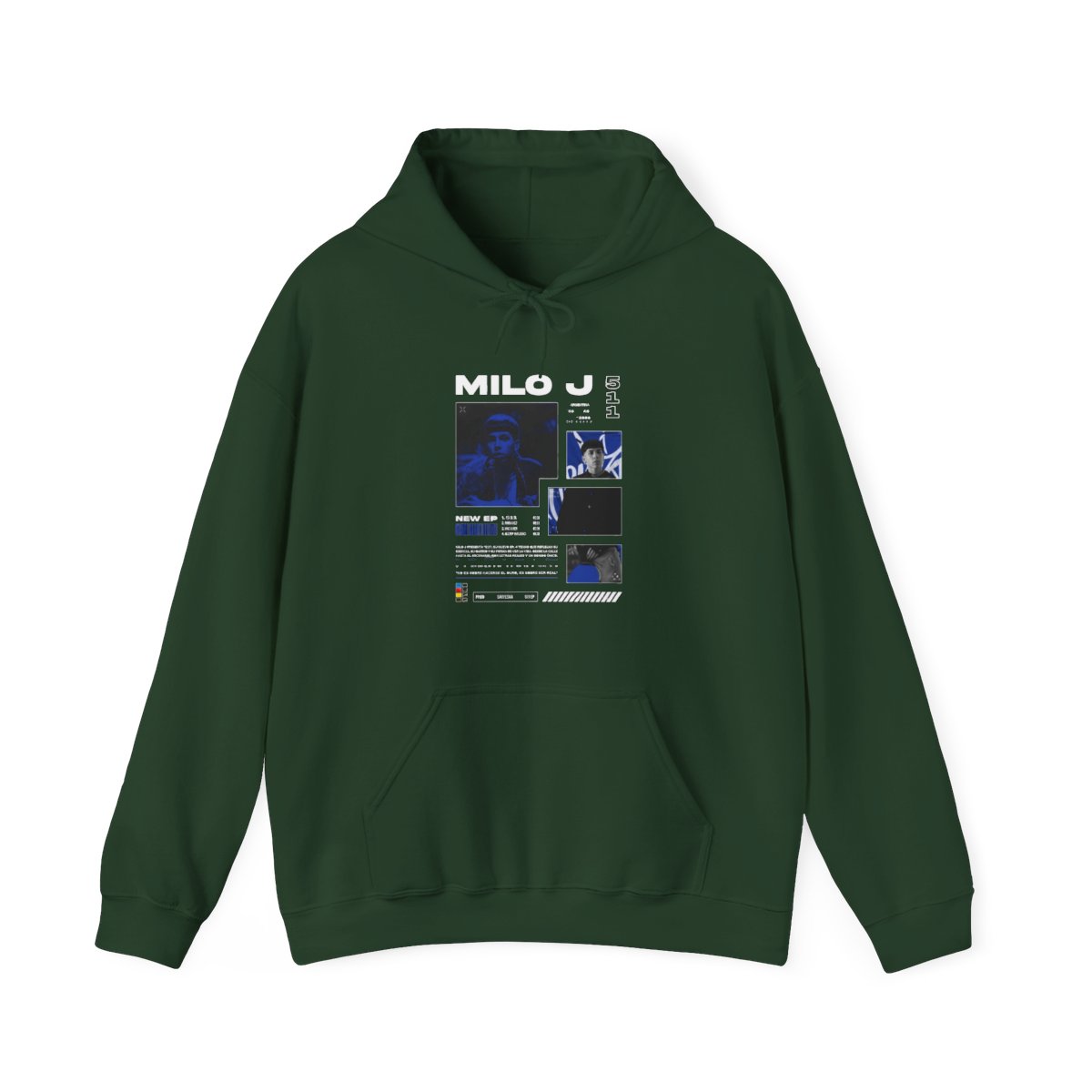 Rapper Milo J 511 Álbum Merch Hoodies Homens Mulheres Roupas Vintage Hip Hop Moletom Com Capuz Casual Pulôveres de Grandes Dimensões Streetwear