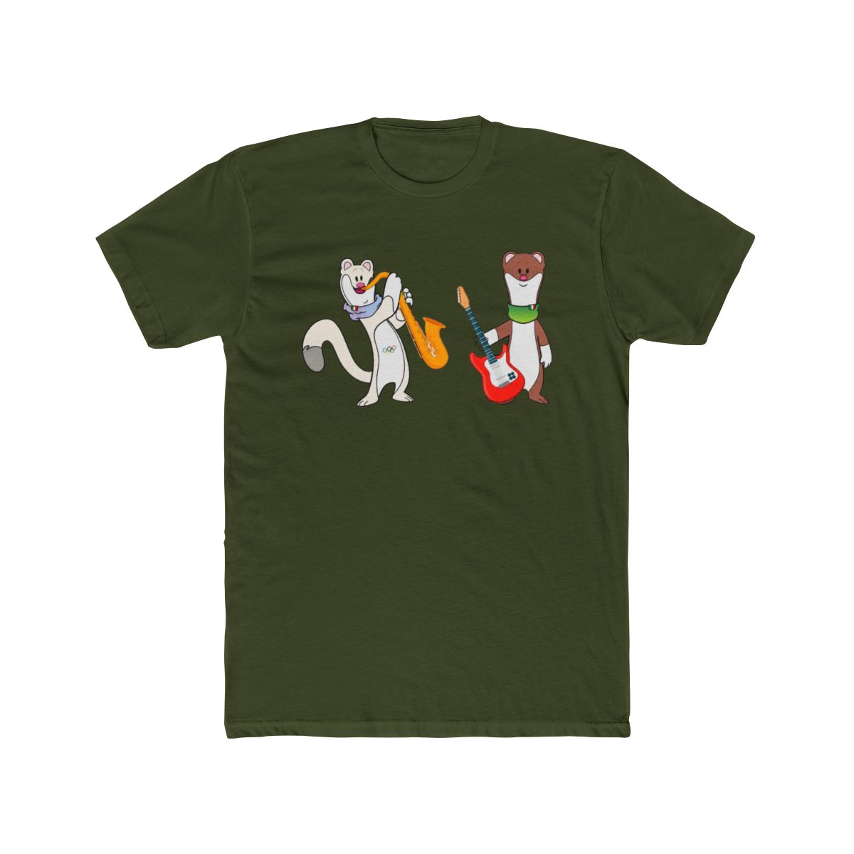 Tina and Milo Olympic Mascots Band Show T Shirt | Milo J - alternate angle 5, merchandise
