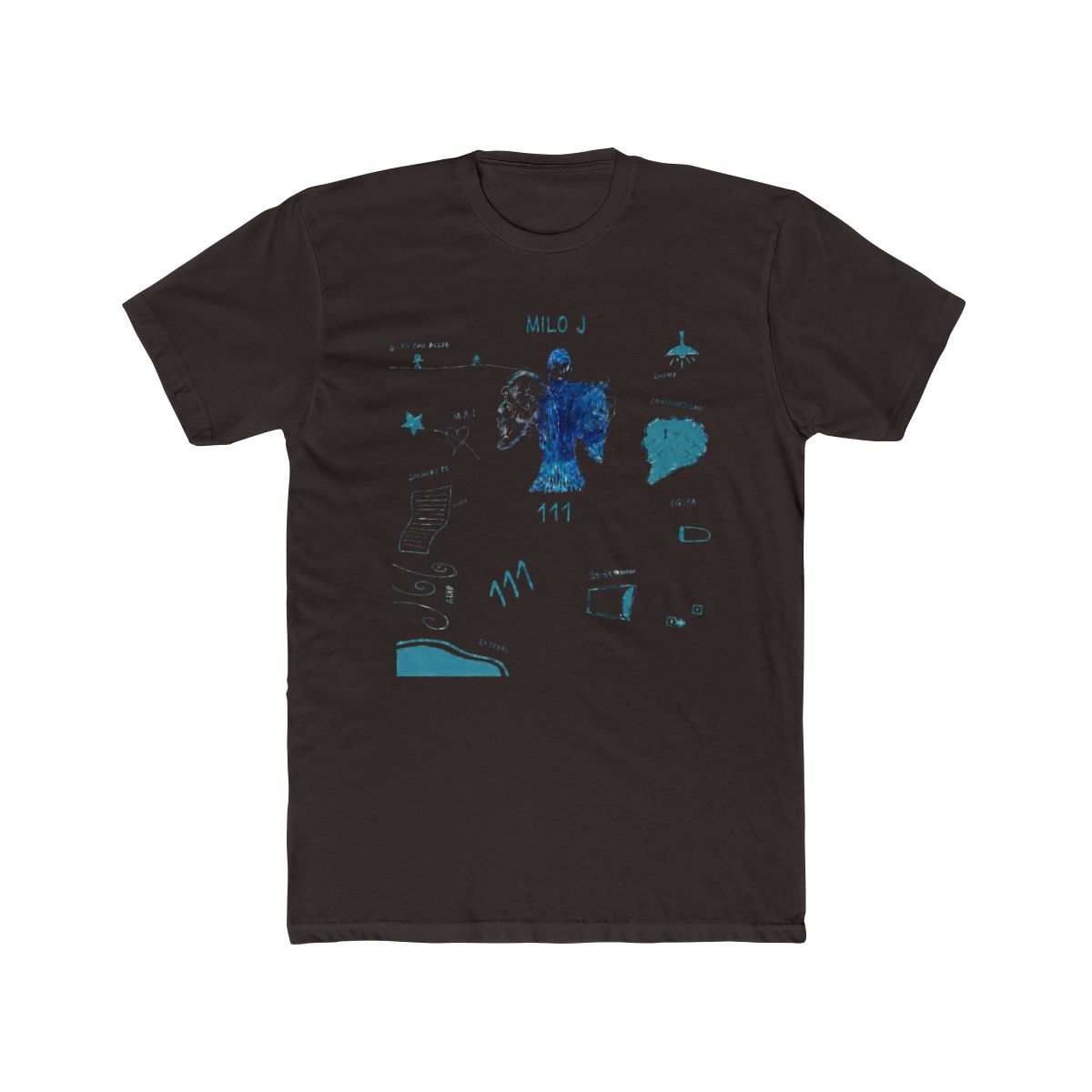 Milo J Singer T-Shirts 111 Album Merch Print Summer Women Men Fashion Casual Short Sleeve Tee - alternate angle 2, merchandise