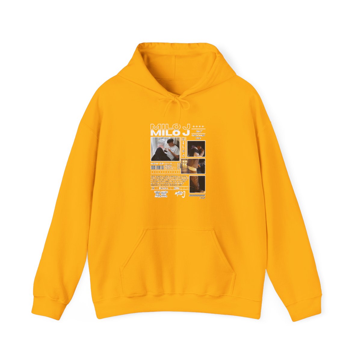 Vintage Hip Hop Zip Up Hoodie - Milo J 111 Merch - alternate angle 2, merchandise
