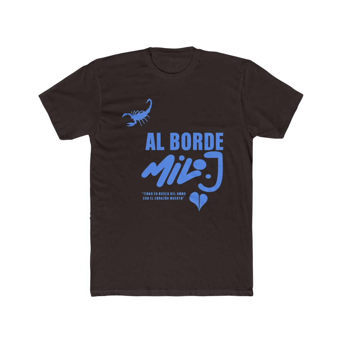 Milo J Merch Edge T Shirt Milo J 511 Album Women Men Casual Round Neck Short Sleeve Retro Tee, navy, XXS - alternate angle 2, merchandise