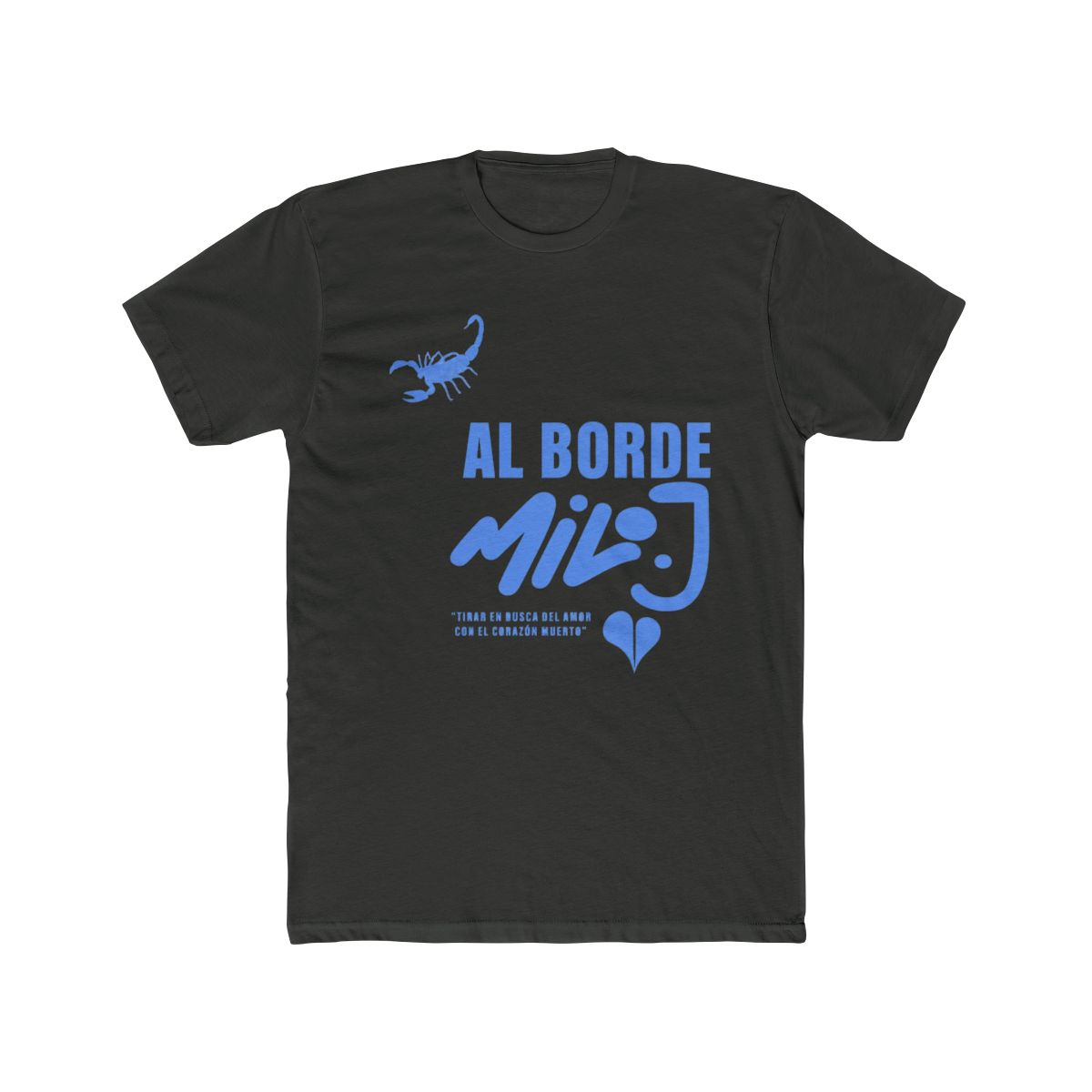 Milo J Merch Edge T Shirt Milo J 511 Album Women Men Casual Round Neck Short Sleeve Retro Tee, navy, XXS - alternate angle 5, merchandise