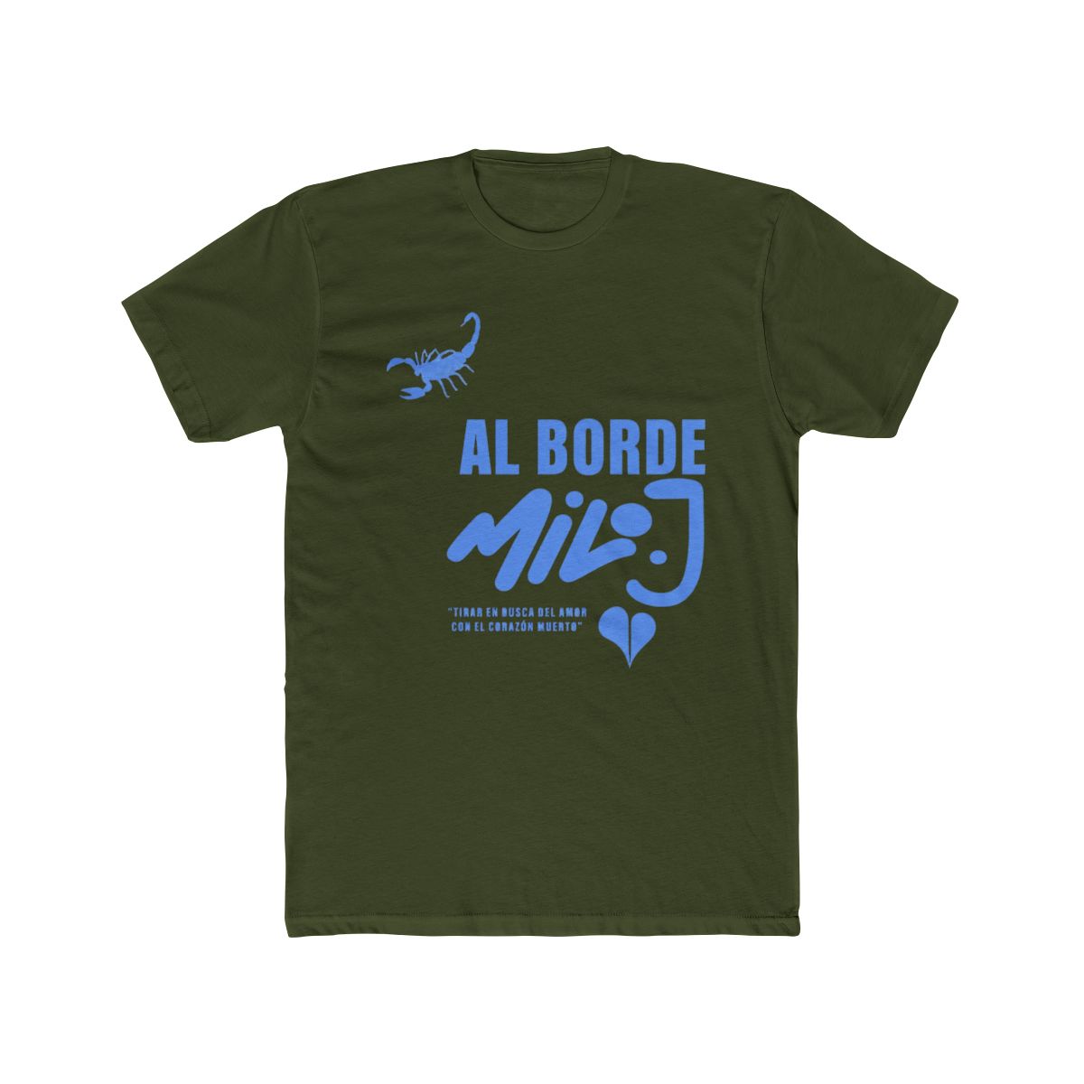 Milo J Merch Edge T Shirt Milo J 511 Album Women Men Casual Round Neck Short Sleeve Retro Tee, navy, XXS - alternate angle 4, merchandise