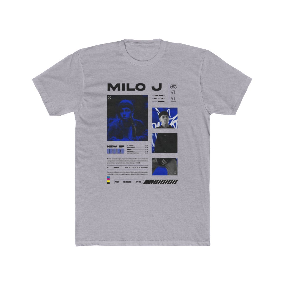 Milo J 511 Album Merch T-Shirts Summer Women Men Fashion Casual Short Sleeve Tee Streetwear