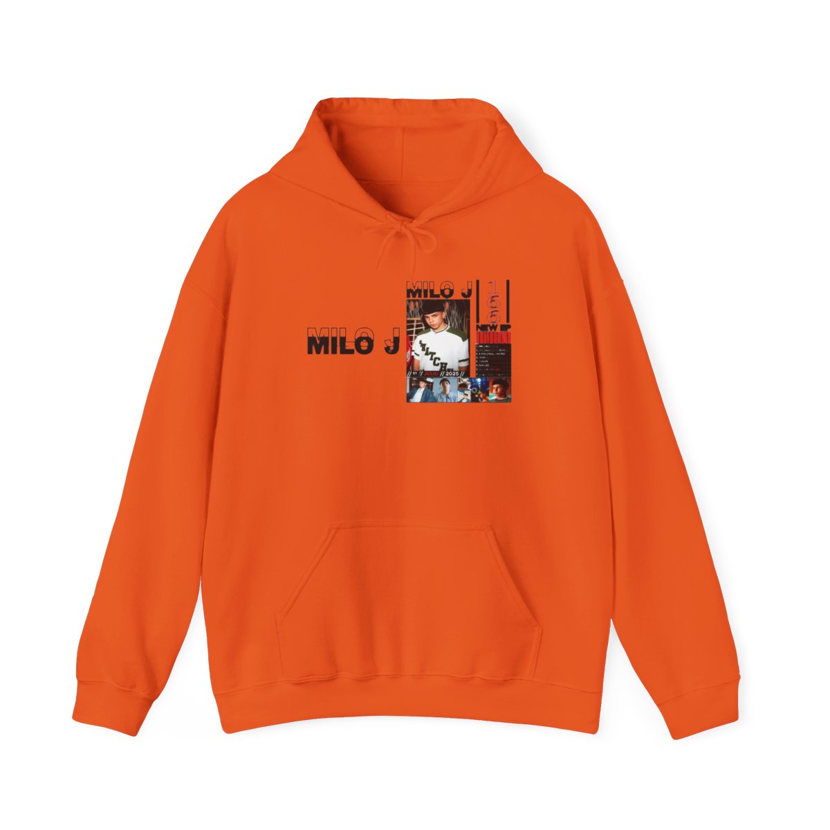 Rapper Milo J 511 Music Album Merch Aesthetic Printed Hoodies Men Hooded Sweatshirts Fashion Casual Pullovers Hoodie W260515 - alternate angle 2, merchandise
