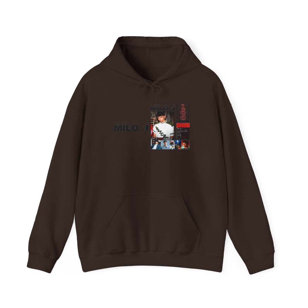 Rapper Milo J 511 Music Album Merch Aesthetic Printed Hoodies Men Hooded Sweatshirts Fashion Casual Pullovers Hoodie W260515 - alternate angle 4, merchandise