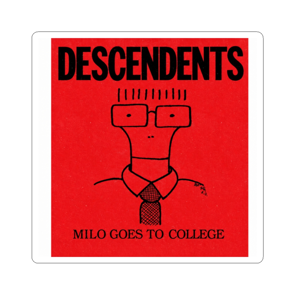 DESCENDENTS Milo Goes To College | Milo J - alternate angle 3, merchandise