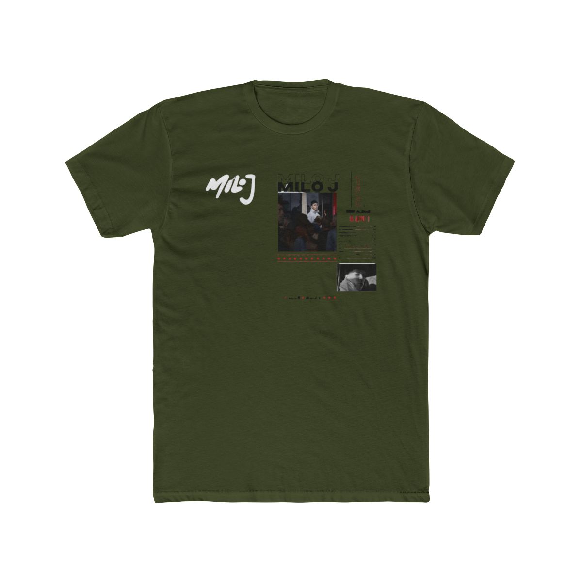 Rapper Milo J 166 Album Print T Shirt Men Women Casual Cotton - alternate angle 4, merchandise