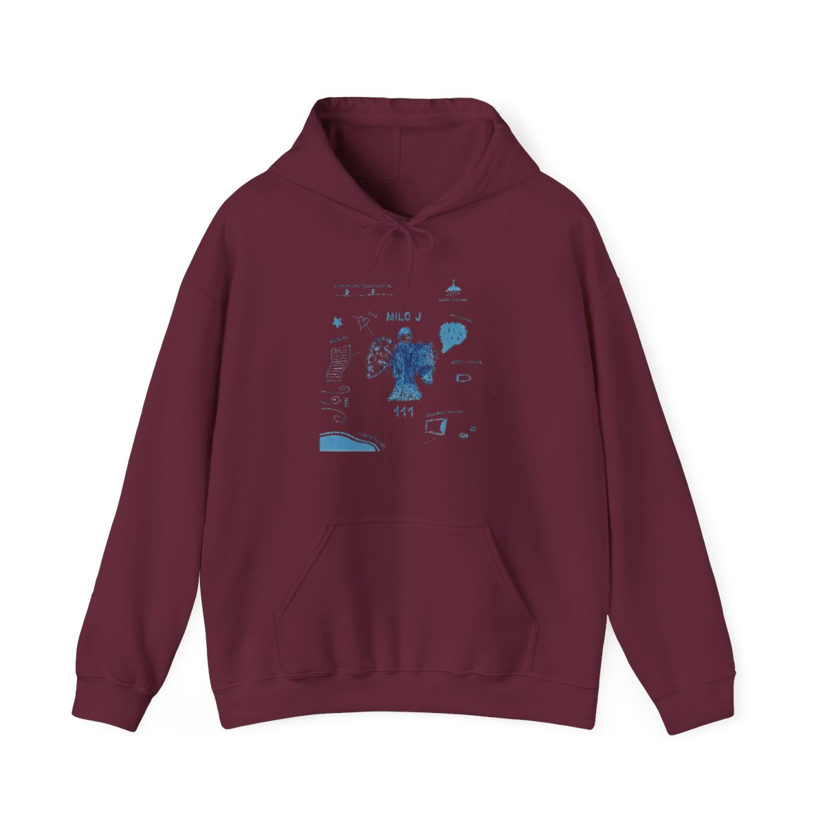 Milo J 90s Vintage Logo Merch Hoodies Winter Men/Women Hoodie LongSleeve Hooded - alternate angle 3, merchandise