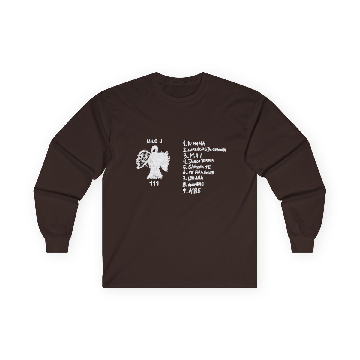 Milo J Merch and Retro Classic Long Sleeve Hooded Top, navy, XXS - alternate angle 4, merchandise