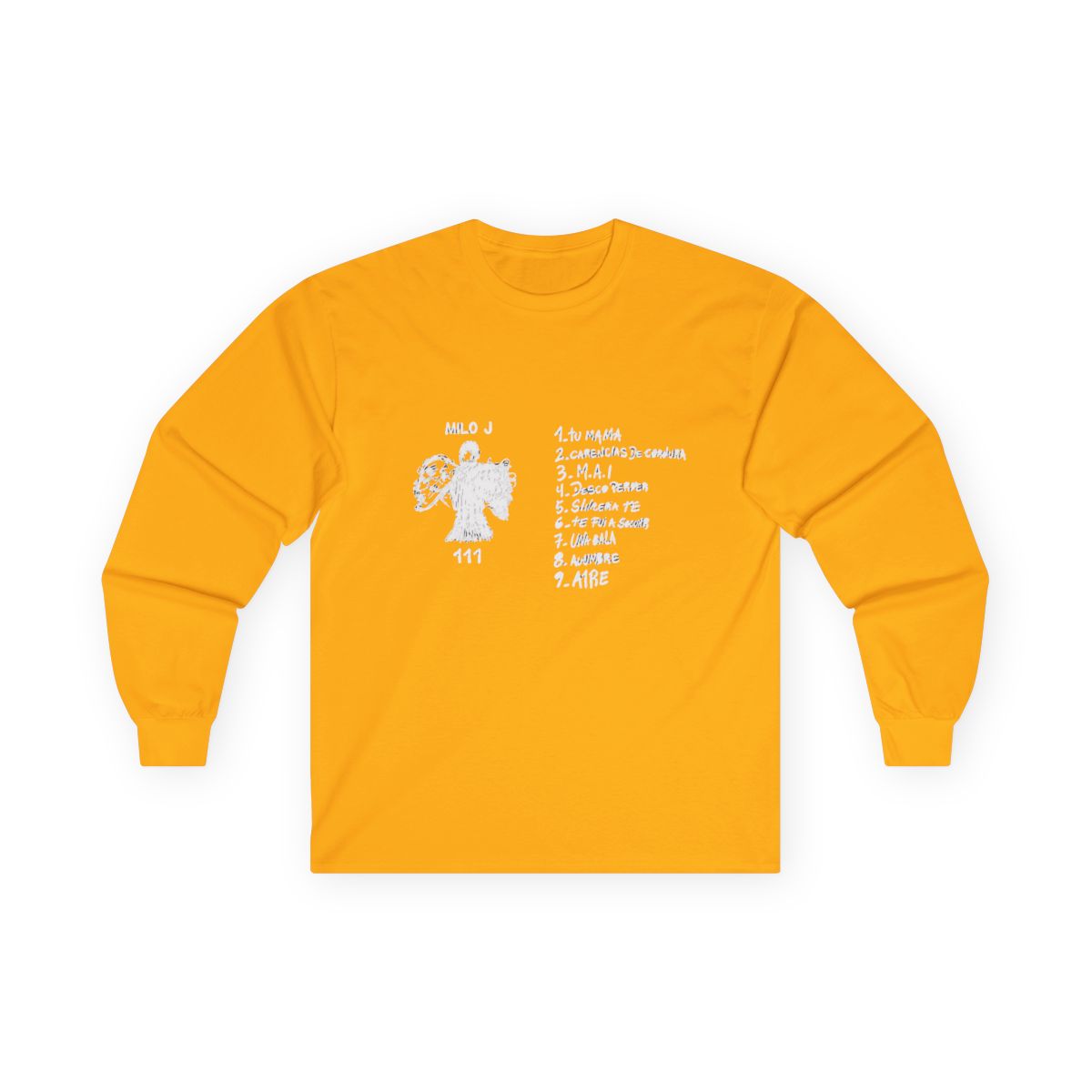 Milo J Merch and Retro Classic Long Sleeve Hooded Top, navy, XXS - alternate angle 2, merchandise