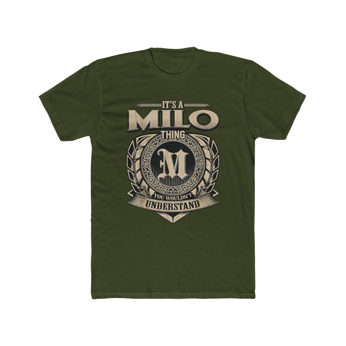 It's A Milo Thing You Wouldn't Understand Funny First Name T Shirt | Milo J - alternate angle 4, merchandise