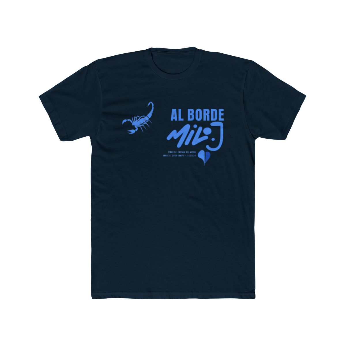 Milo J Merch Al Borde T Shirt Milo J 511 Album Women Men Casual Short Sleeve Tee - alternate angle 4, merchandise