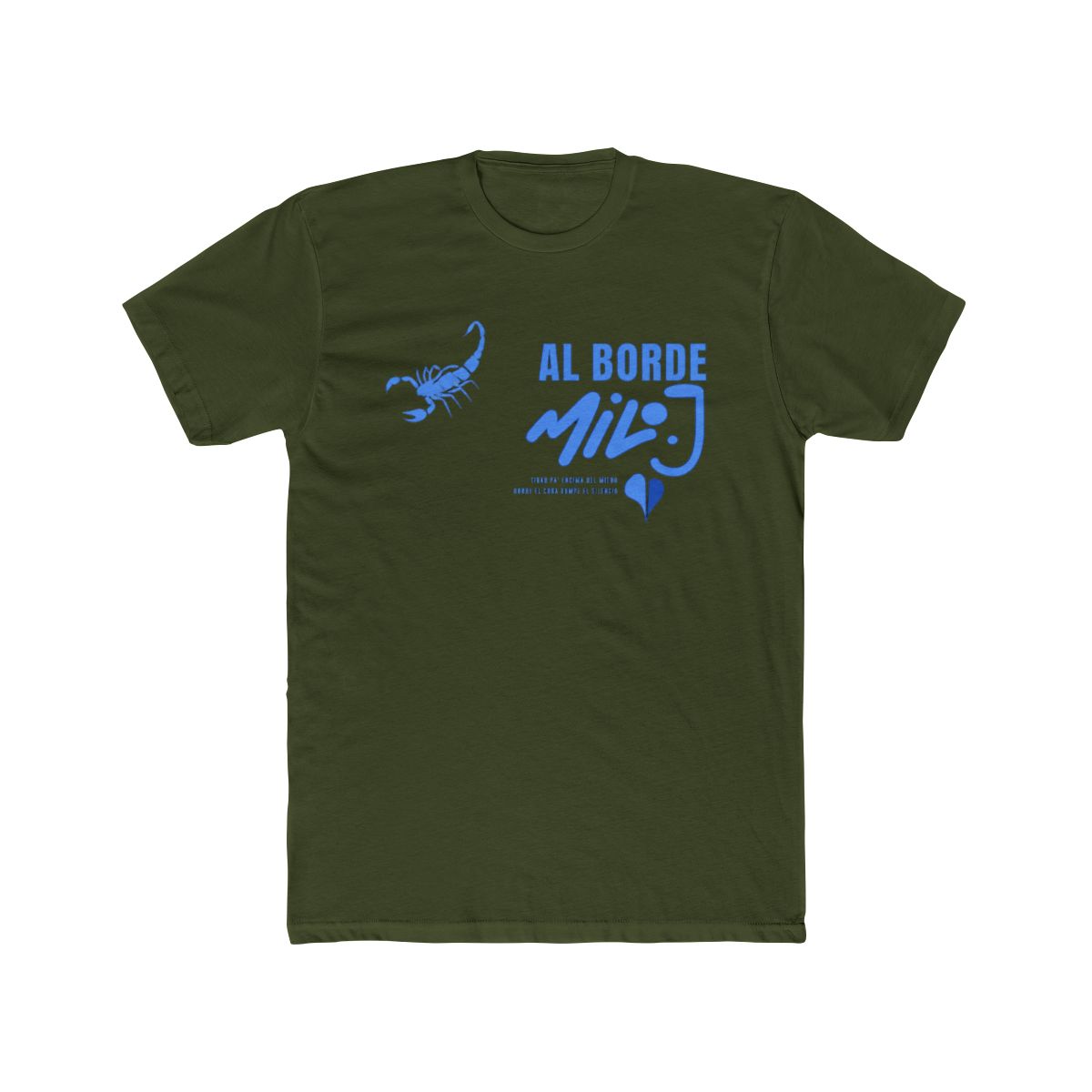Milo J Merch Al Borde T Shirt Milo J 511 Album Women Men Casual Short Sleeve Tee - alternate angle 2, merchandise
