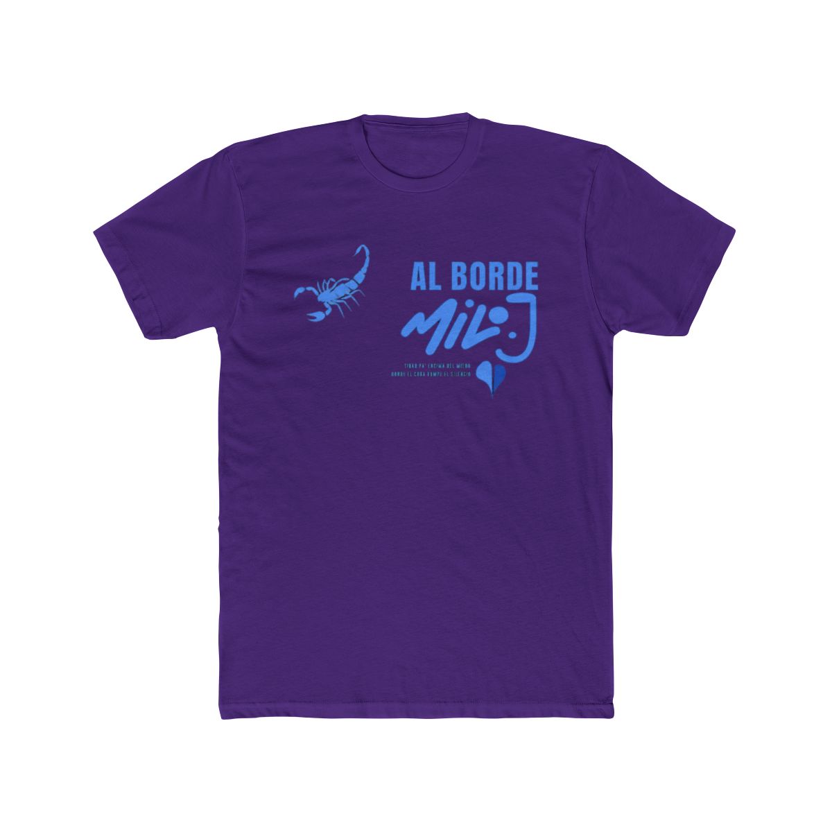 Milo J Merch Al Borde T Shirt Milo J 511 Album Women Men Casual Short Sleeve Tee - alternate angle 5, merchandise