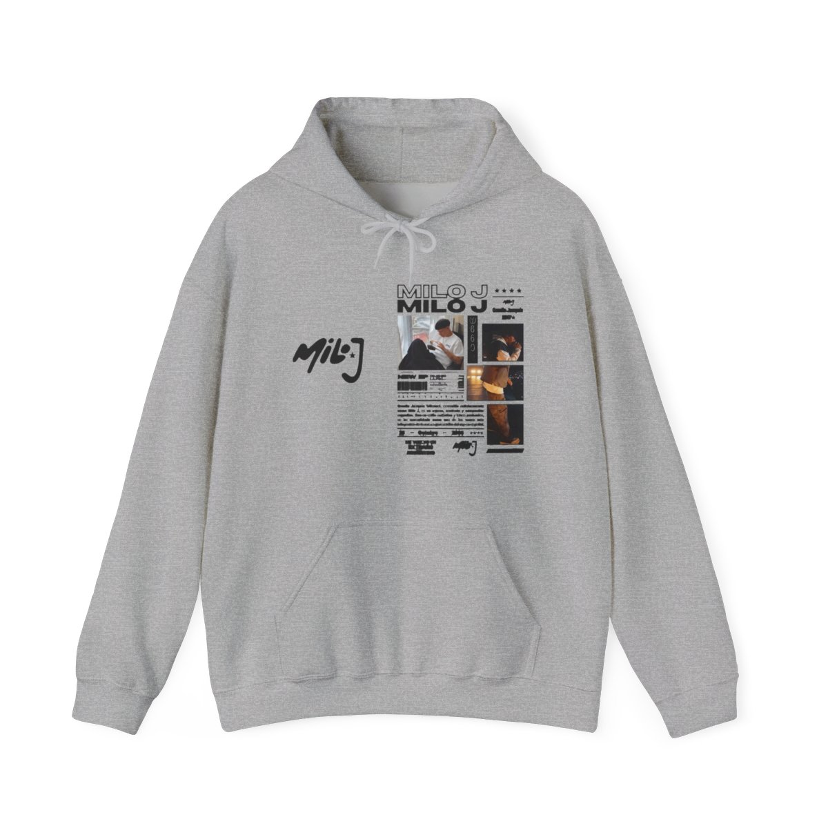 Rapper Milo J 111 Album Graphic Hoodie Men Women Hip Hop Fashion Oversized Hooded Hoodie Casual Fleece Cotton Hoodies - Official Hoodies merchandise