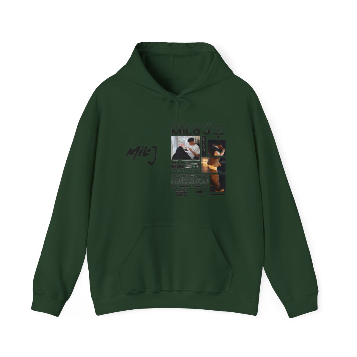 Rapper Milo J 111 Album Graphic Hoodie Men Women Hip Hop Fashion Oversized Hooded Hoodie Casual Fleece Cotton Hoodies